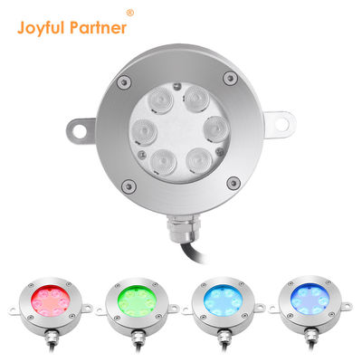 IP68 Yüksek Güçlü LED Çeşme Işıkları Su geçirmez Paslanmaz Çelik Vücut Destesi DMX512
