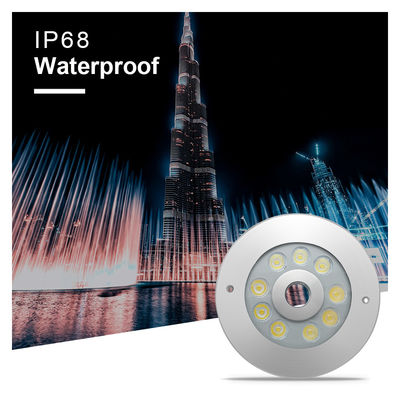 Merkezi Ejektif Kuru Toprak Yüzme Havuzu Çeşme Işığı 12V / 24V Ip68 Sualtı Işığı