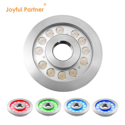 IP68 LED Çeşme Işığı 36W Paslanmaz Çelik 3 In 1 RGB Sualtı Işığı
