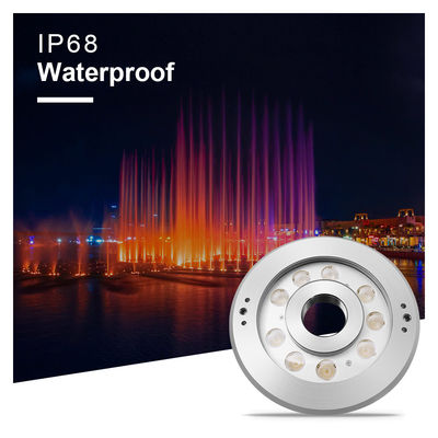 Paslanmaz çelik dalgıç LED çeşme ışığı IP68 DC24V CE sertifikalı