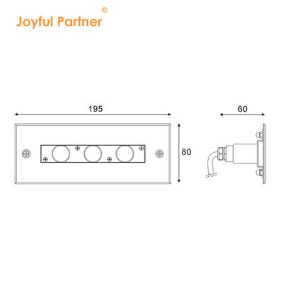Sualtı doğrusal ışığı paslanmaz çelik 316L LED yüzme havuzu ışığı