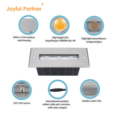 Sualtı doğrusal ışığı paslanmaz çelik 316L LED yüzme havuzu ışığı