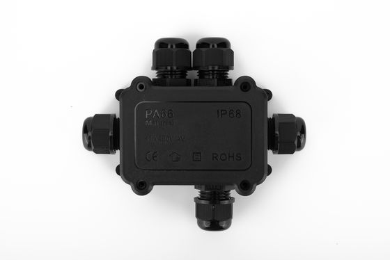IP68 Dış Mekan Naylon Kablo Elektrik Su Geçirmez Bağlantı Kutusu 2/3/4/5/6 Yollu Konnektör Plastik Kutu