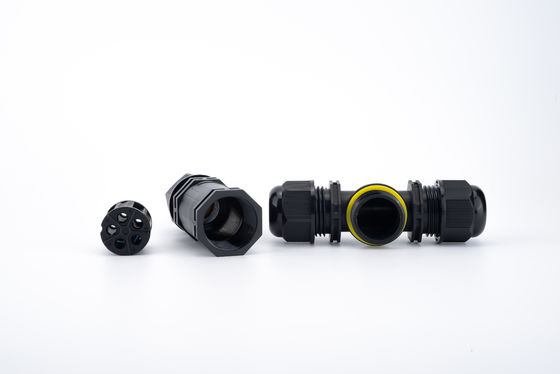 3 Kanal 3 direği IP68 Su geçirmez Kablo Bağlantısı Dışarıda 3 Pin Kablo Bağlantısı