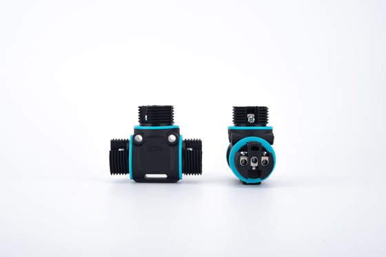 Hızlı Kurulum IP68 Su Geçirmez Plastik 2/3 Pinli Dişi Dairesel Konnektör Elektrik Dönüştürücü