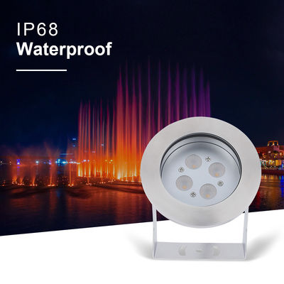 RGBW 4 In 1 LED Su Altı Nokta Işığı IP68 Renkli Çeşme Nokta Işığı