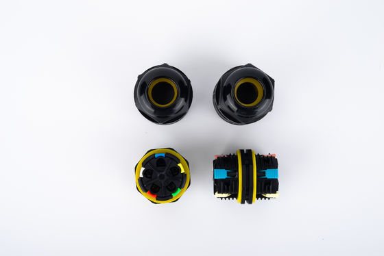 Tel Kablo Bağlantısı 32A 250VAC IP68 Su geçirmez 2 yollu Bağlantısı 6-12mm DIA