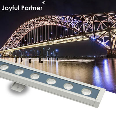 Duvar yıkama ışığı IP65 Alüminyum Kabuk Dmx 512 değişken su geçirmez doğrusal ışık