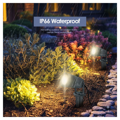 IP65 Dış 6W COB Yer Işığı Ayarlanabilir Açı Yukarı Aşağı Işık Noktası Bahçe Led Spike Light