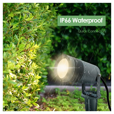 IP65 LED Manzara Işığı 10W 2700k 3000k Mimarlık Lampası Fekade Bahçe Işığı Temel veya Çubuklu