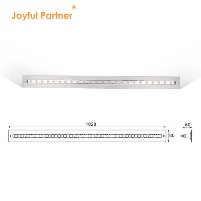 Sualtı doğrusal havuz lambası IP68 48W RGB Paslanmaz Çelik 316