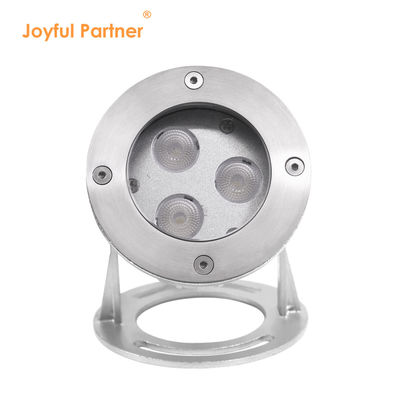 Su Altı LED Işıkları 3x3W RGB 3'ü 1 Arada Paslanmaz Çelik 316SS IP68 12V-24V Düşük Voltajlı Spot Işık Peyzaj Uygulamaları İçin