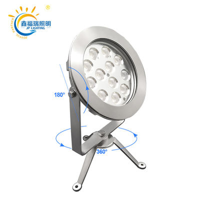 CE ROHS Sertifikasyonu DC 24V IP68 Fabrika Tedarik 12X1W LED Tek Renkli Denizaltı Düşük Voltajlı Havuz Işıkları