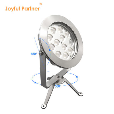 2024 En Yeni 12x4W RGBW 3in1 48W DMX Kontrol Paslanmaz Çelik IP68 12V Dalgıç LED Işıklar