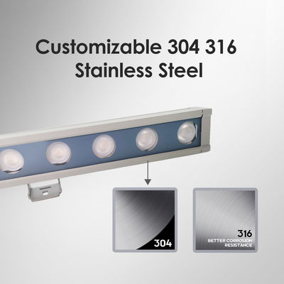 Kolay Kurulum Düzenlenebilir Bracket Uzaktan Kumanda Dış LED Duvar Yıkama Işıkları Endüstriyel Işıklandırma ile