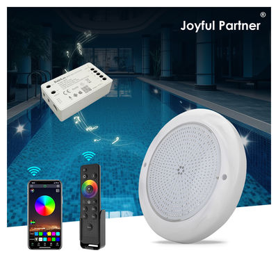 IP68 Sualtı ABS+PC Malzemesi18 Tuşlar Uzaktan Kumanda Sabit Akım AC 12V Yüzey Montajlı Yüzme Havuzu Fenerleri