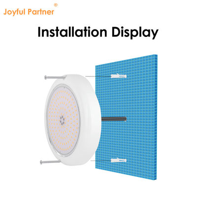 Yüzey Montajlı reçine dolu IP68 AC12V ABS+PC RGBW SMD 2835 Sualtı yüzme havuzları aydınlatması