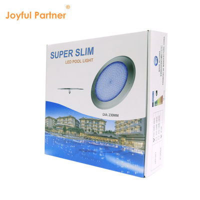 LED Su Altı Yüzme Havuzu Işığı IP68 Süper İnce 7.5mm AC12V 316 Paslanmaz Çelik RGBW SMD Uzaktan Kumandalı