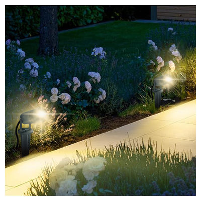 DIA 50mm 6W CREE COB LED Alüminyum Yüz Kapağı DC12v 24v Gölgelendirme Kapaklı Bahçe Dikenli Işıkları