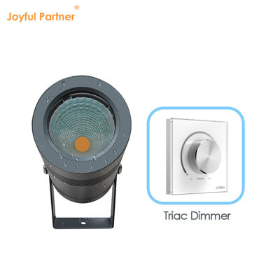 DIA 50mm 6W CREE COB LED Alüminyum Yüz Kapağı DC12v 24v Gölgelendirme Kapaklı Bahçe Dikenli Işıkları