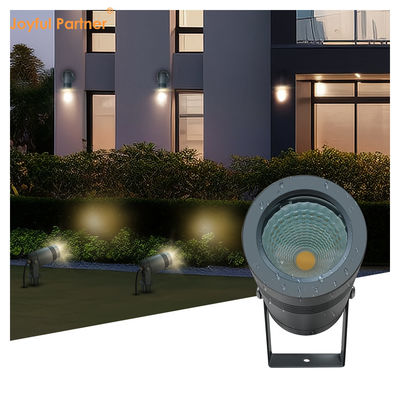 DIA 50mm 6W CREE COB LED Alüminyum Yüz Kapağı DC12v 24v Gölgelendirme Kapaklı Bahçe Dikenli Işıkları