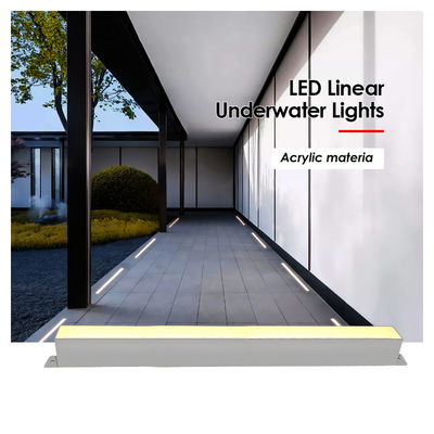 Doğrusal Havuz Işığı IP68 Dışarı DC24V 316 Paslanmaz Çelik LED Doğrusal Bar Lamba Soğuk Beyaz