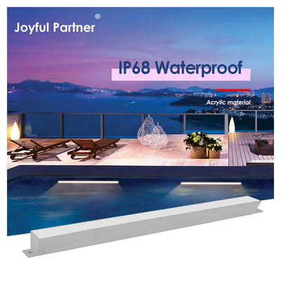 10W doğrusal çubuk ışığı 2 yıllık garanti ile hafifletilebilir dış kapalı IP68 su geçirmez SMD RGBW 4in1 LED süper parlak