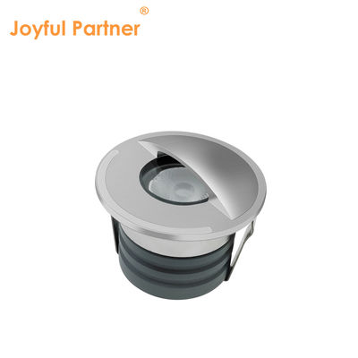 LED Yeraltı Işıkları 1W 2W DC12/24V IP67 Alüminyum Konut Paslanmaz Çelik Yüz Kapakları reçine dolu