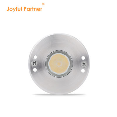 LED Mini 1W 12V DC 8° dar ışın açısı IP68 Su geçirmez İçeriye yerleştirilmiş işaretleyici dış mekan manzara aydınlatması