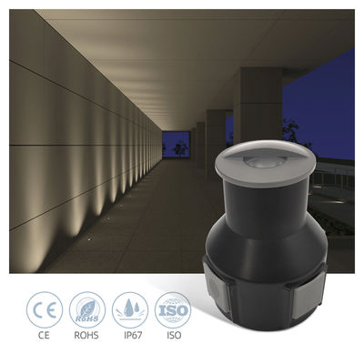 IP67 LED 12V-24VDC Düşük Voltaj 1W 3W Yeraltı gömülü Led Yeraltı Işığı Dondurulmuş Camla