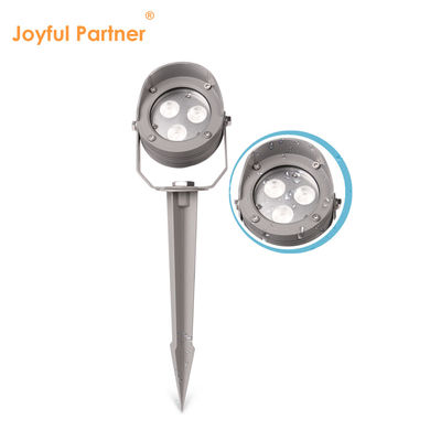 3W 6W RGB IP67 Su geçirmez DC12V 24V Optik Yansıtıcı Bahçe Ağaçları İçin LED Plastik Spike Spot Light