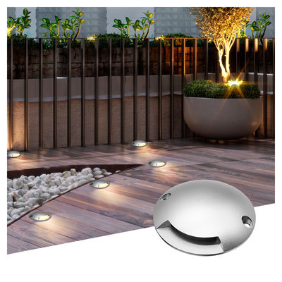 1W Çökme Koridor Adım Işığı Ultra İnce DIA70mm DC 24V 3000k Dış Işık için Sıcak Beyaz