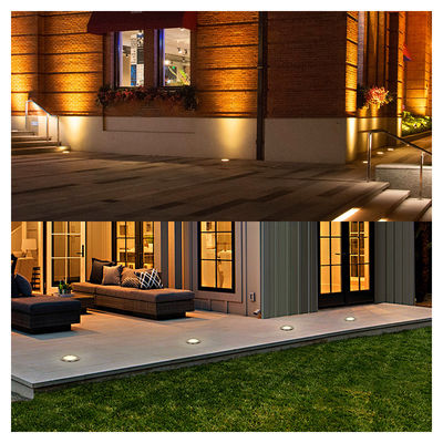 Bahçe Yeraltı Işığı IP65 Su geçirmez Alüminyum AC100-240V COB LED 6W Montaj Kutusu ile