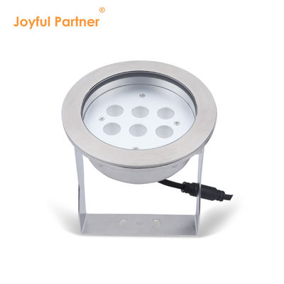 Sualtı LED Spotlight Paslanmaz çelik 316L 24W RGBW 4in1 IP68 Su geçirmez DC 24v Yüksek parlaklık