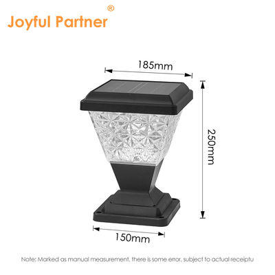 LED Güneş Avlu Işığı IP65 Dış Suya Karşıt 3.5W 2200mAh Anti-UV Malzeme Veranda Yolu İçin PC Lensli Plastik