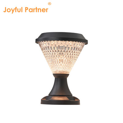 Enerji ile çalışan sütun ışığı 5W/3.7V Polikristalin SLOAR Panelleri Epistar DIA 200mm RGB Uzaktan Kumanda