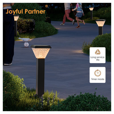 2024 LED Solar Outdoor Pathway Light IP65 Yüksek Parlaklık Güneş Paneli ile Beyaz RGB Rengi Güneş Şarjı