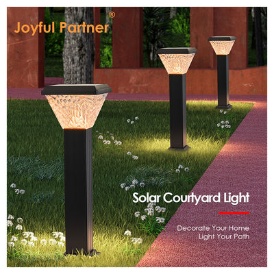 2024 LED Solar Outdoor Pathway Light IP65 Yüksek Parlaklık Güneş Paneli ile Beyaz RGB Rengi Güneş Şarjı