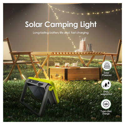 Şarj edilebilir Kamp Fenerleri Süper Parlak SMD 5054 LED Dışarıdaki Acil Durumlar için C Tipi Şarj Portu