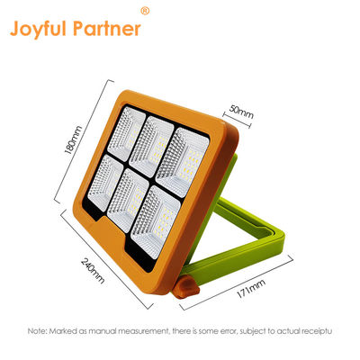 Şarj edilebilir Güneş Paneli Caming Işık Ayarlanabilir Parlaklık IP65 SMD LED Atölye ile