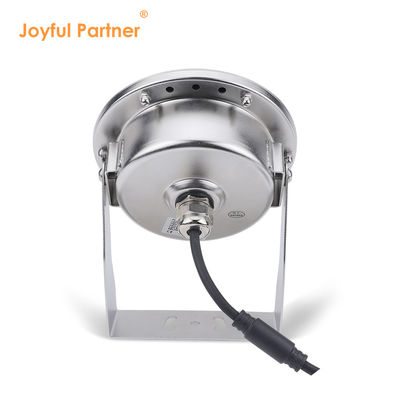 Suya dayanıklı sualtı lambası 12V 24V RGBW Renk Değişimi DMX512 Kontrol Yolu DIA 140MM 30° ışın