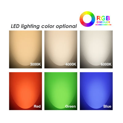 Paslanmaz Çelik Çeşme Işıkları Alçak Voltajlı RGB 3W 1W LED IP68 Sualtı Landşaftı İçin Su geçirmez