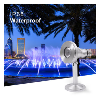 Suya dayanıklı LED Su Altı Işığı DC24V 12V RGB CE Sertifikalı Montaj Kilisesi IP68 ile