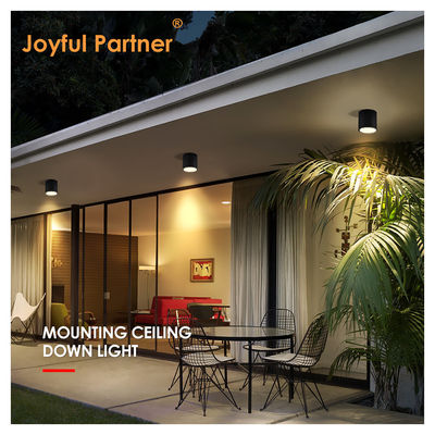 Spot Bahçe LED Tavan Işığı Yüzey Montajlı Silindir Alüminyum 220V 8W 3000K Sıcak Beyaz