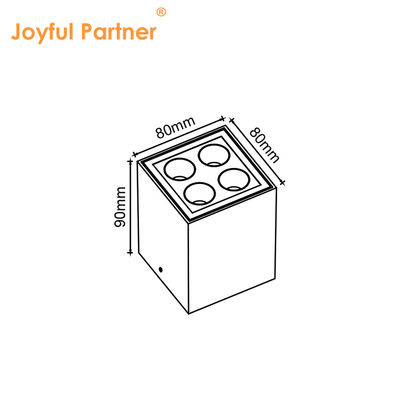 Joyful LED Duvar Tavan Yüzey Montaj Işık 4W 8W 220V AC Alüminyum Beden