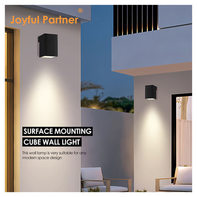 Su geçirmez IP65 Dış Duvar Lambaları 8W 45 Derece DC 24v CE Sertifikası SMD LED dökme alüminyum kaplama