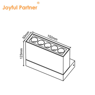 Yeni Geliş LED Dörtgen Yüzey Alüminyum Fener 10W Doğrusal Işık AC220-240V Led Su geçirmez Dış Çatı Lamba
