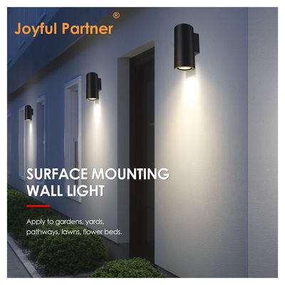 Modern Özel Avlu IP65 Su geçirmez Bahçe Dekoru 6W Dışarıda Led Duvar Işığı
