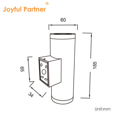 Çevre Montajlı Işık Dış Dekor Su geçirmez Led Duvar Lâmpesi Bahçe Koridoru İçin Kolay Kurulum