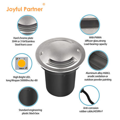 IP67 CE ROHS Sertifikası İçeriye Girilen Suya Dayanıklı, Yol Yolu Işıkları Üzerine Kapatılabilir Kare Sürüş